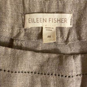 Eileen Fisher Linen Capri Pants